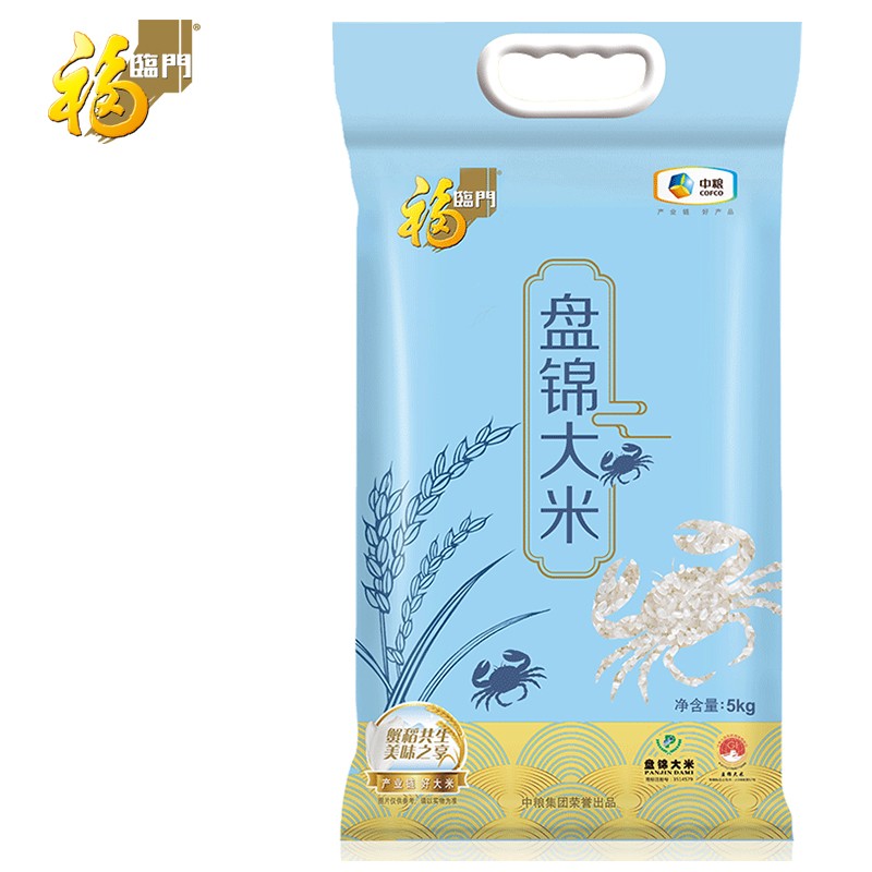 福临门 盘锦东北大米 5kg 29.9

