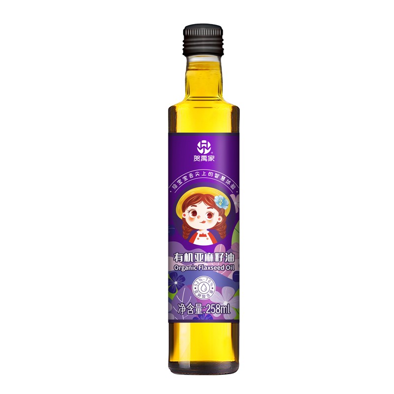 贺万家有机冷榨亚麻籽油258ml
 
下单4件单件13.75元