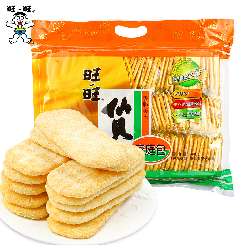 旺旺雪饼/仙贝400g，13.9
 
