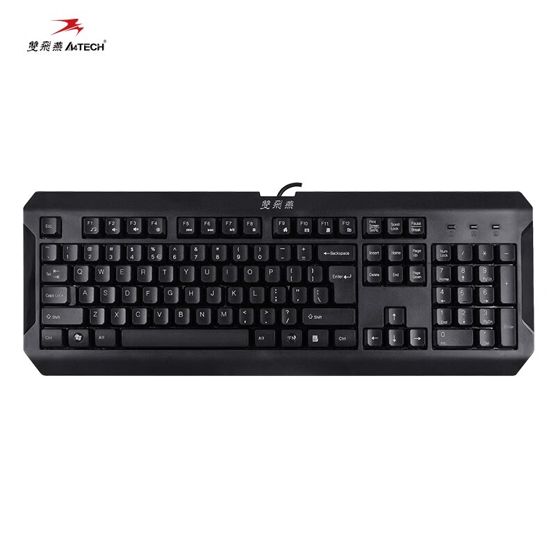 双飞燕（A4TECH）K-100 有线键盘
 
满159-20元劵，拍4件，折44元/件