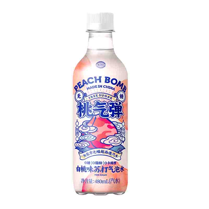 好价-京东PLUS 29.9元包u
果子熟了桃气弹白桃味苏打气泡水480ml*15瓶装 
