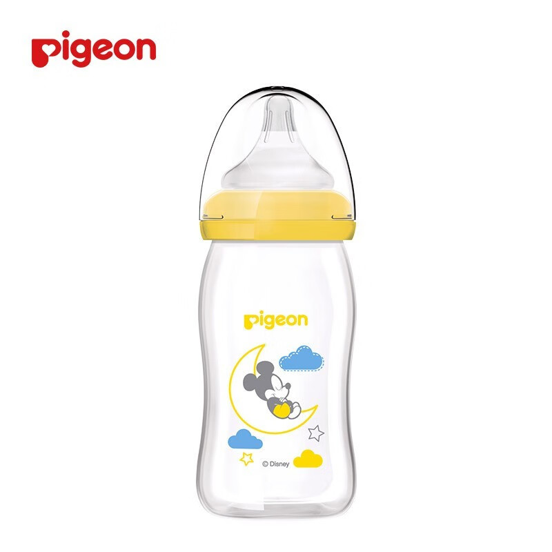 贝亲（Pigeon）奶瓶宽口径玻璃奶瓶Disney宽口径玻璃奶瓶160ml（米奇宝宝-安睡）AA137
 
下单2件单件69元
