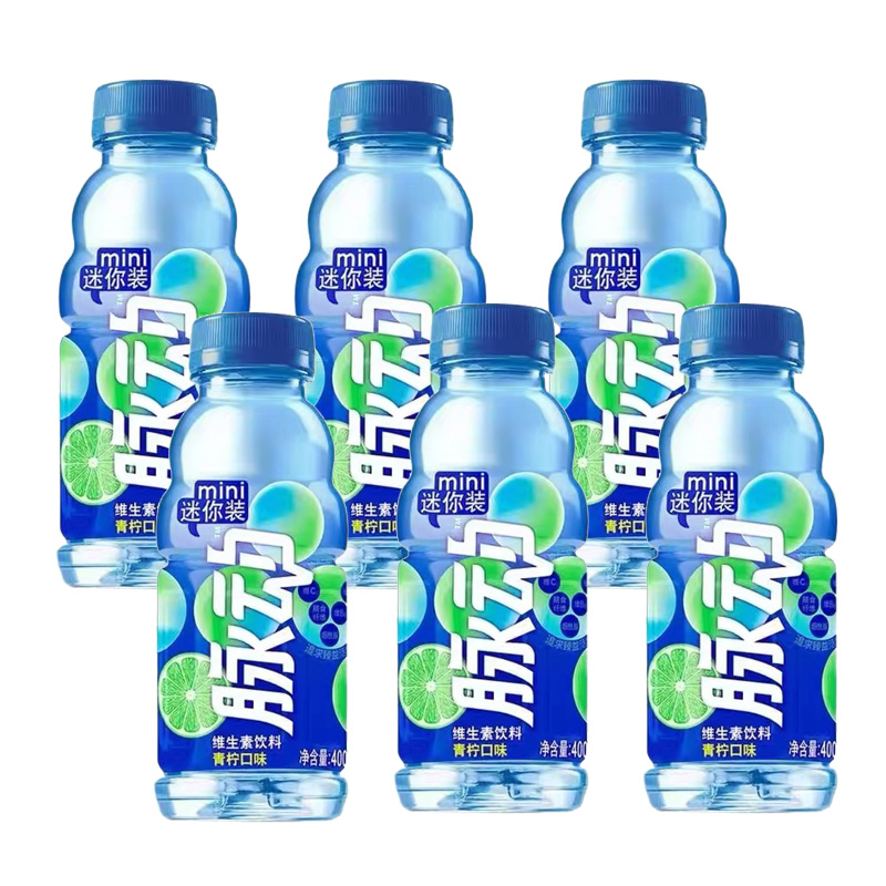 脉动青柠口味400ml*6，12.9包U每瓶2.15
