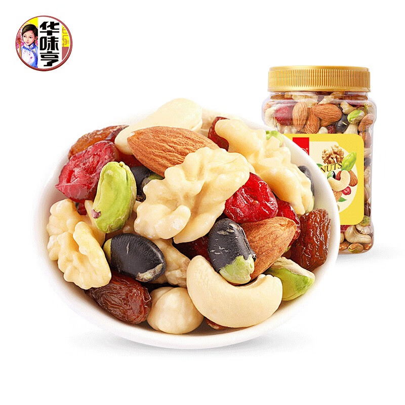 【京喜自营】华味亨 每日坚果450g/罐 16.9元
