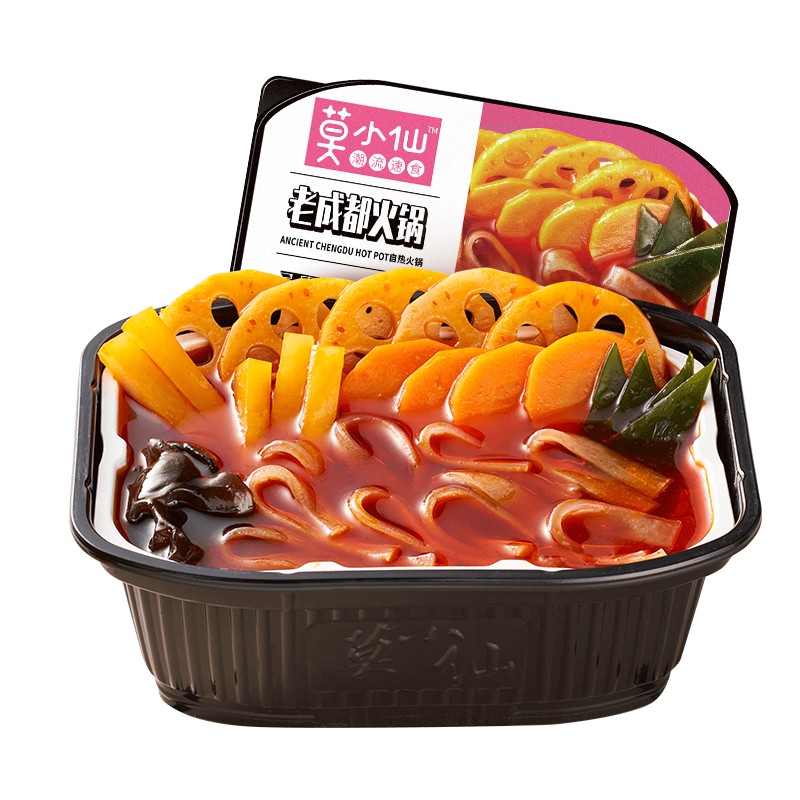 莫小仙 老成都自热火锅300g
  
莫小仙 自热煲仔饭 275g/盒
  
任选1窾，拍3，p会员叠-5券
最低到手20.5包邮