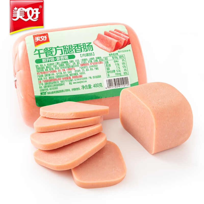 2件5折 【买9件】
美好午餐方腿香肠400g 火腿肠速食香肠三文治 
折后单价: 8.12 折扣比例: 3.4折 

