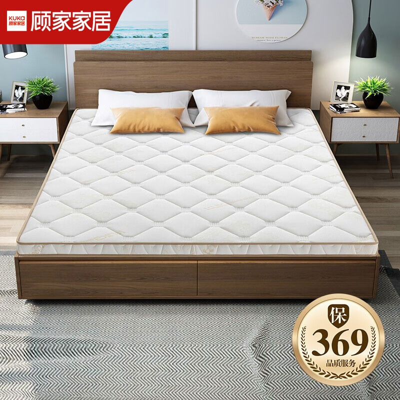 顾家家居 床垫 棕垫 10cm 环保天然 偏硬 薄垫 3E椰棕床垫 180*200*10cm 高箱床适用 M1011
 
下单1件单件199元