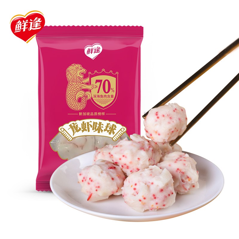 鲜逢鳕鱼龙虾球180g70%鳕鱼含量
某东11.11可4件65折
