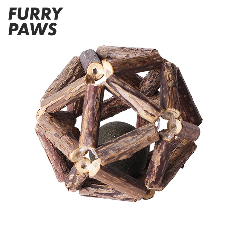 furrypaws萌爪生活 猫玩具猫用品猫咪磨牙自嗨猫薄荷球木天蓼猫球
 
下单2件单件4.95元