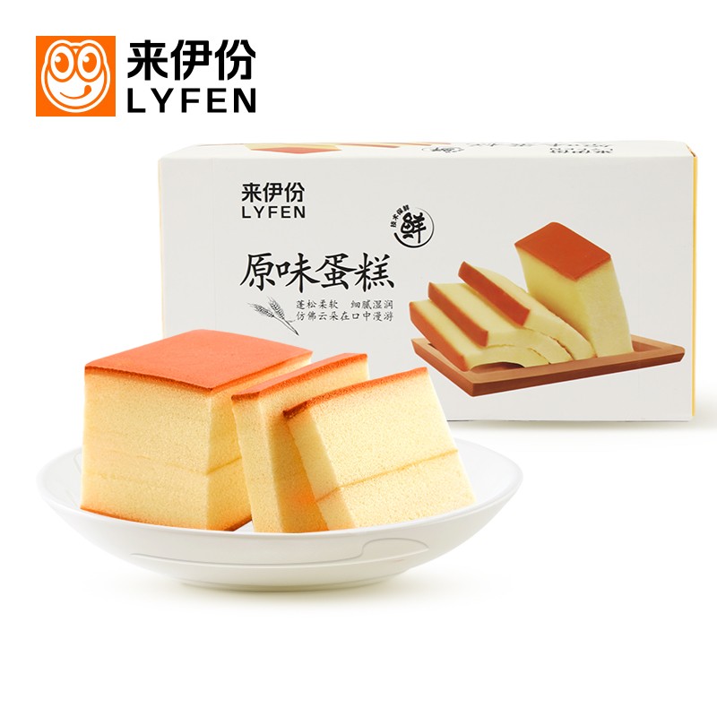 满199元享8折  【买34件】
来伊份 原味 蛋糕 鸡蛋糕纯蛋糕代餐零食营养早餐面包230g
上海下单 4.72 
