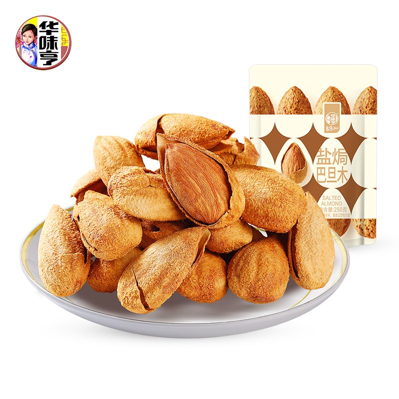 好价-【19.9京喜自营包u】
华味亨 盐焗巴旦木250g*2袋
