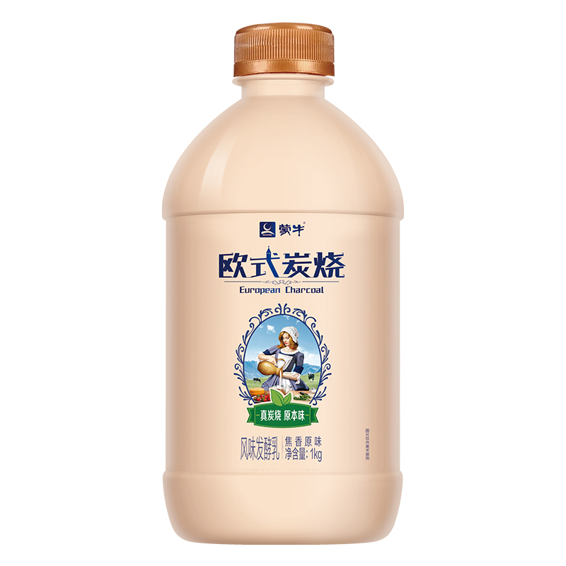  
蒙牛 欧式炭烧 焦香原味 1kg 23.8元，买17份折算103.45元，折合6.08元一份，8折叠加plus优惠叠加399减200的券