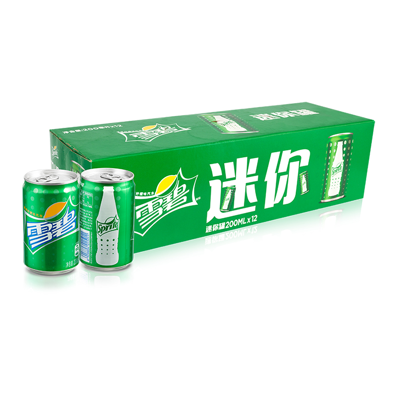 神单来了,速度!
雪碧柠檬味 汽水 碳酸饮料 200ml*12罐装 
 
下单1件，单件9.9元【神价格】 