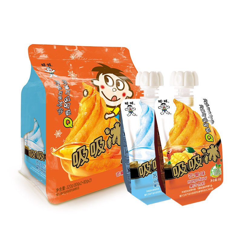 好价-如有70-20劵
旺旺 吸吸冰 芒果+苏打 80ml*4 拍7件【15】
 
如无货切换其他选项