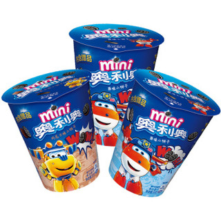 OREO 奥利奥 Oreo）夹心饼干 mini小饼干系列 办公室休闲零食双口味组合装 55gX3杯装