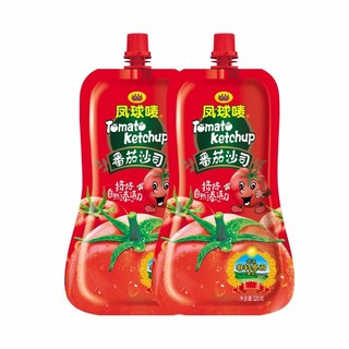 凤球唛 番茄酱低脂 番茄沙司新疆 蕃茄酱0脂肪挤挤装低卡 300g*1袋