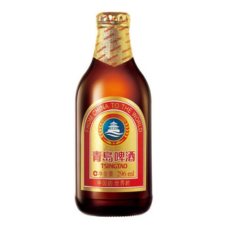 TSINGTAO 青岛啤酒 小棕金 11度 296ml*6瓶