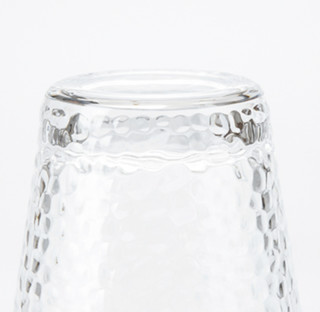 MAXCOOK 美厨 玻璃水杯 锤纹光身玻璃杯 300ml高两只装 MCB527