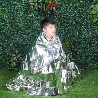 四万公里 户外保温毯登山野营救生毯银色防晒求生毯 PET多用急救保温应急毯 SWY6022