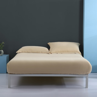 BLISS 百丽丝 防滑单件床罩 享睡床垫罩1.2米床奶油色
