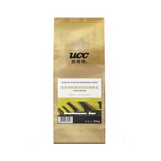 UCC 悠诗诗 印度尼西亚 中度烘焙 托那加综合咖啡豆 250g