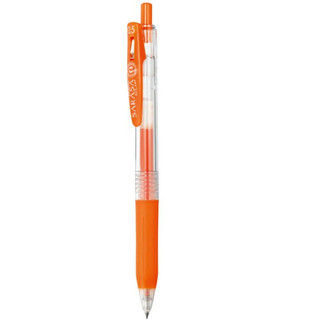 ZEBRA 斑马牌 JJ15 按动中性笔 0.5mm 红橙色