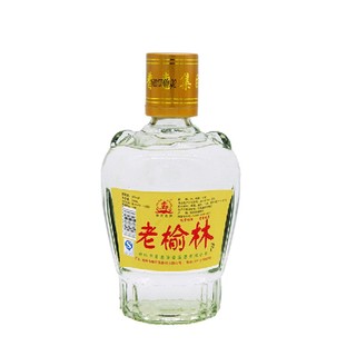 老榆林 酒高度浓香型白酒240mL固态法酿造粮食酒陕西特产 45度单支装裸瓶