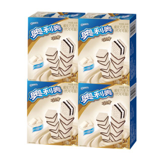 OREO 奥利奥 饼干 牛奶棒威化64g*4盒
