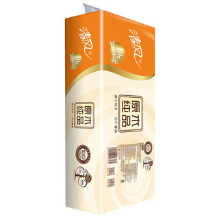 Breeze 清风 原木无芯卷纸卫生纸厕纸10卷/提3层 750g/提单提装