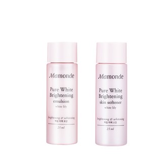 Mamonde 梦妆 花萃透亮净白套装体验装（水25ml 乳25ml） 赠品（非卖品）