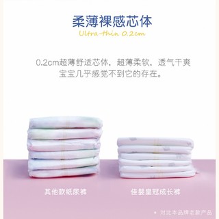 精灵宝贝 佳婴 皇冠系列超薄柔软拉拉裤 纸尿裤体验装M码6片