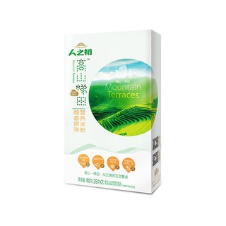 NEWBORN 人之初 RENZHICHU 高山梯田婴儿米粉高铁米糊 醇香原味 50g