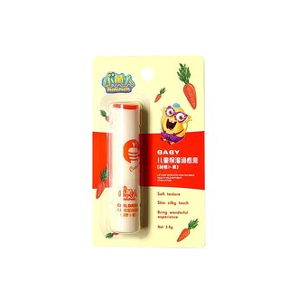 minimen 小黄人 宝宝润唇膏儿童护唇膏补水保湿舒缓干燥滋润 （胡萝卜素）3.5g
