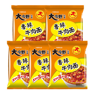 今麦郎 大今野方便面 112g*5 香辣牛肉