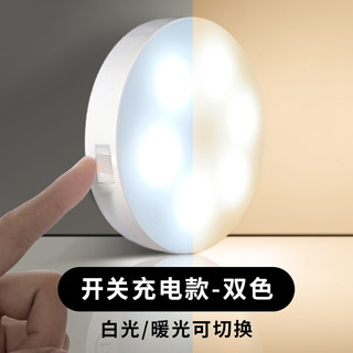 QIFAN 启梵 led人体感应灯充电床头卧充电双色(400毫安）
