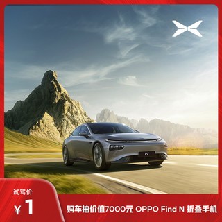 XIAOPENG MOTORS 小鹏汽车 定金 1元试驾 赢至高2699元壕礼小鹏 P7