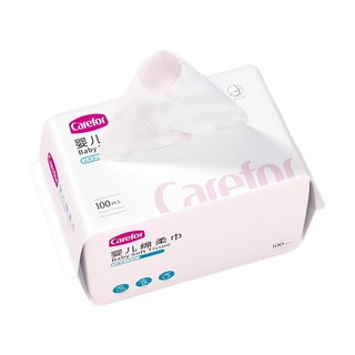 Carefor 爱护 婴儿棉柔巾 100抽