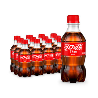 Coca-Cola 可口可乐 汽水 碳酸饮料 300ml*12瓶 年货整箱装