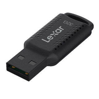 移动端：Lexar 雷克沙 V400 USB3.0 U盘 黑色 32GB USB-A