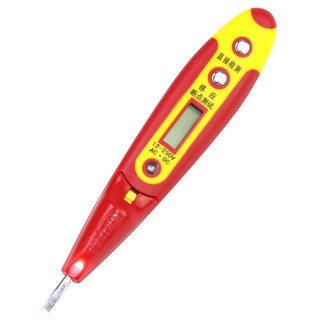LAOA 老A 电笔螺丝刀多功能数显感应测电笔试电笔验电笔电工笔电工家用 LA5110419 LED测电笔