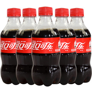 Coca-Cola 可口可乐 300ml*6瓶整箱迷你便携小瓶碳酸饮料饮品可乐汽水