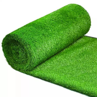 乐子君 仿真草皮墙人工草坪地毯垫子假草绿色假草坪人造塑料草坪装饰 10mm军绿夏草1平方