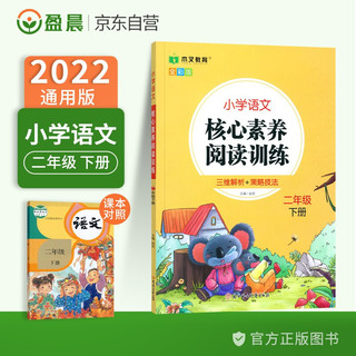 小学语文核心素养阅读训练小学生二2年级下册语文阅读理解图书思维导图同步专项训练能力提升练习册木叉教育