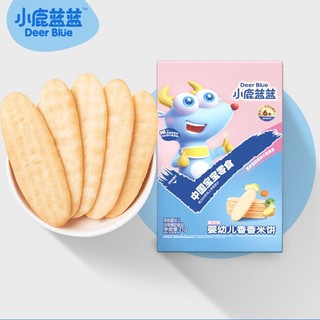 Deer Blue 小鹿蓝蓝 尝鲜装 宝宝米饼蔬菜味 米饼婴儿零食营养儿童磨牙饼 21g