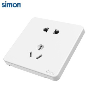 simon 西蒙电气 西蒙（SIMON） 开关插座面板五孔插座三孔空调带开关一开五孔