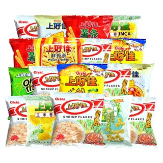 Oishi 上好佳 混口味30包休闲膨化零食品小吃小包装