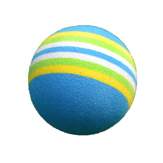PGM 高尔夫球 高尔夫室内练习用 彩虹球 EVA软球 5个装 (颜色随机发货)