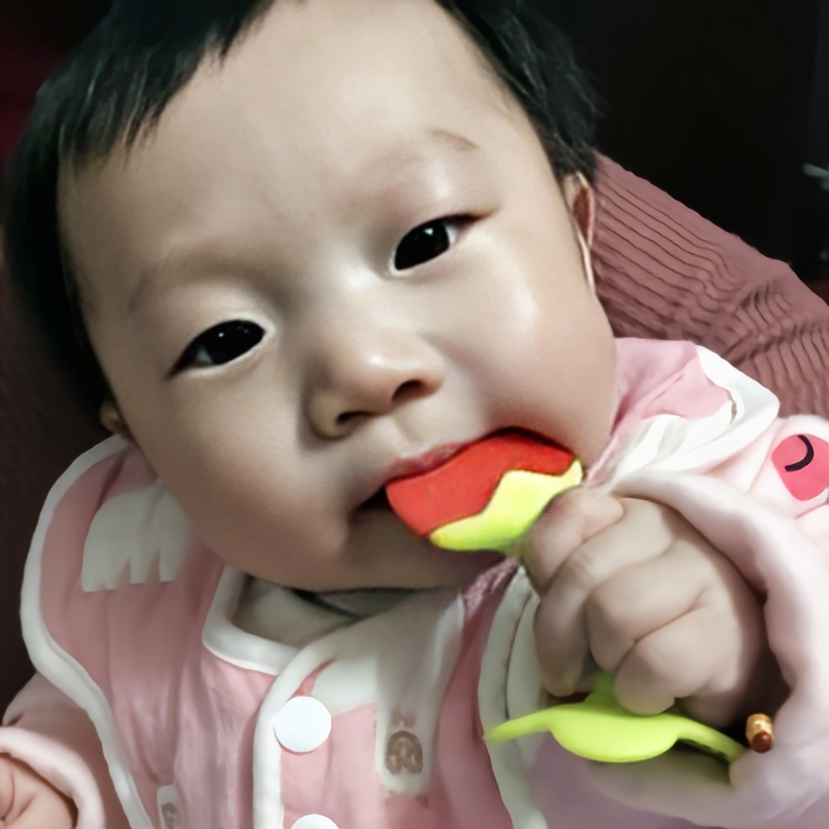 【补贴价:5.5元】 【签到+首单】婴儿牙胶曼哈顿手抓球磨牙棒