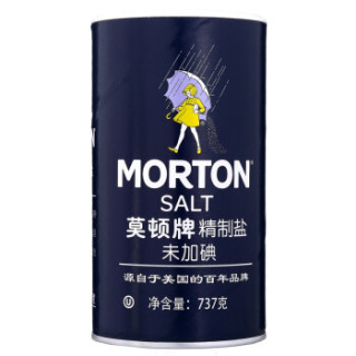 MODUN 莫顿 MORTUN 莫顿 未加碘 精制盐 737g