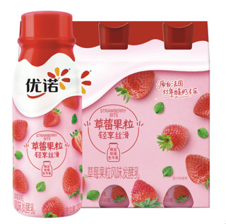 yoplait 优诺 草莓果粒酸奶风味发酵乳210gx3瓶